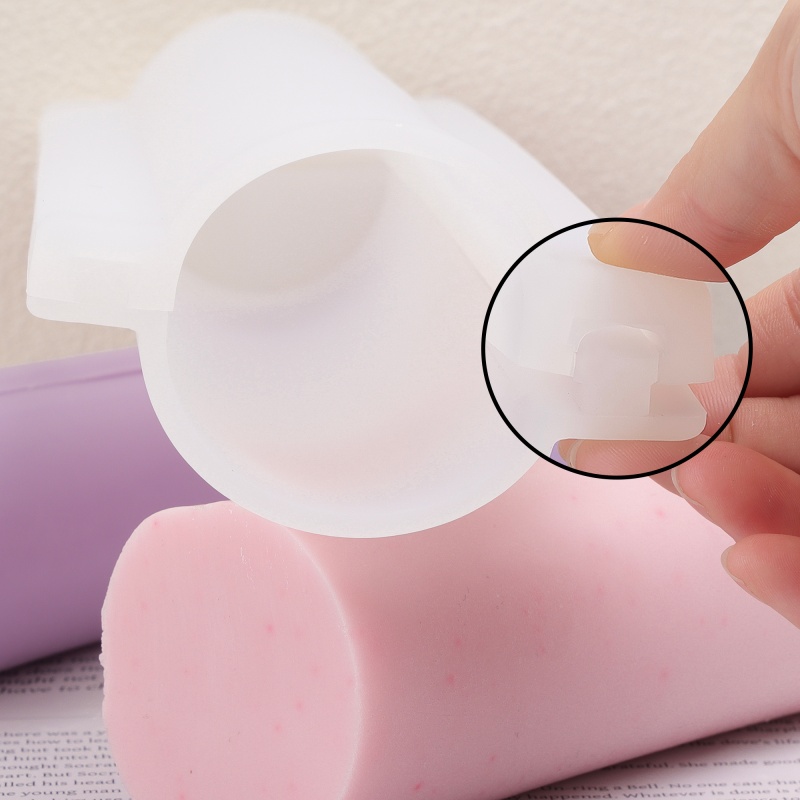 Soap Making Items - Long Heart Column Silicone Soap Loaf