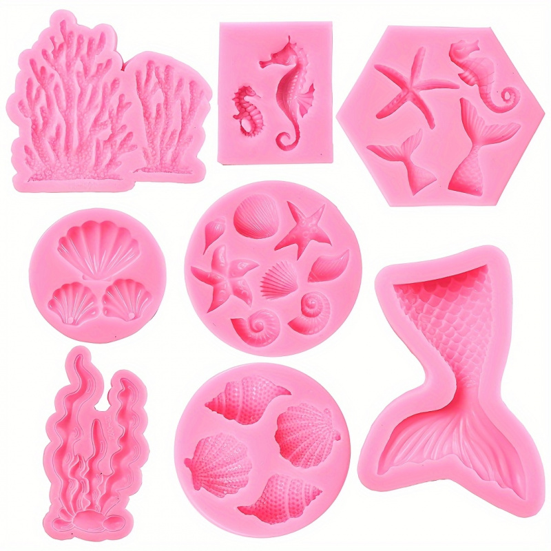 Soap Making Items - One Set8Seal fairy-shaped silicone mold，Very suitable