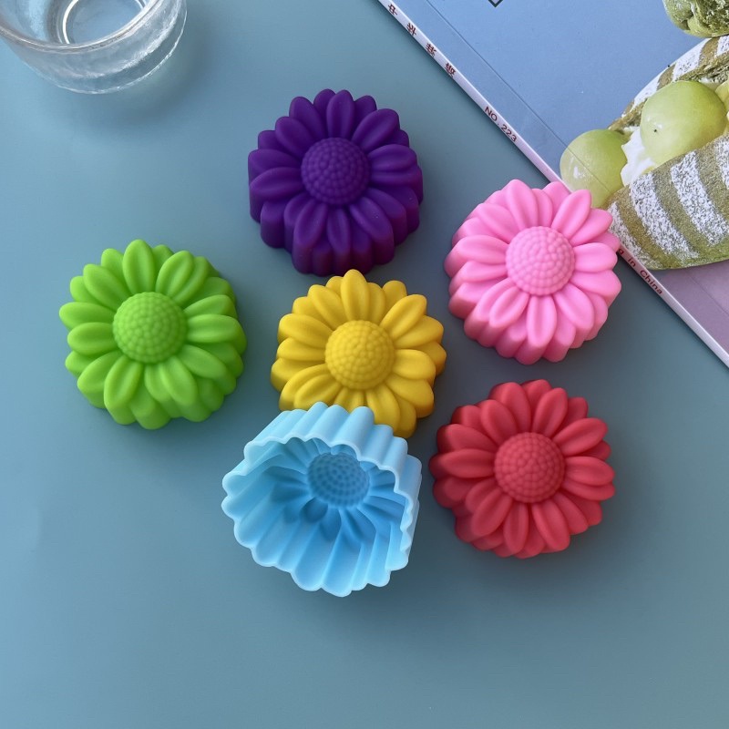 Soap Making Party - 6 Pcs Set Non-Stick Flower Designs