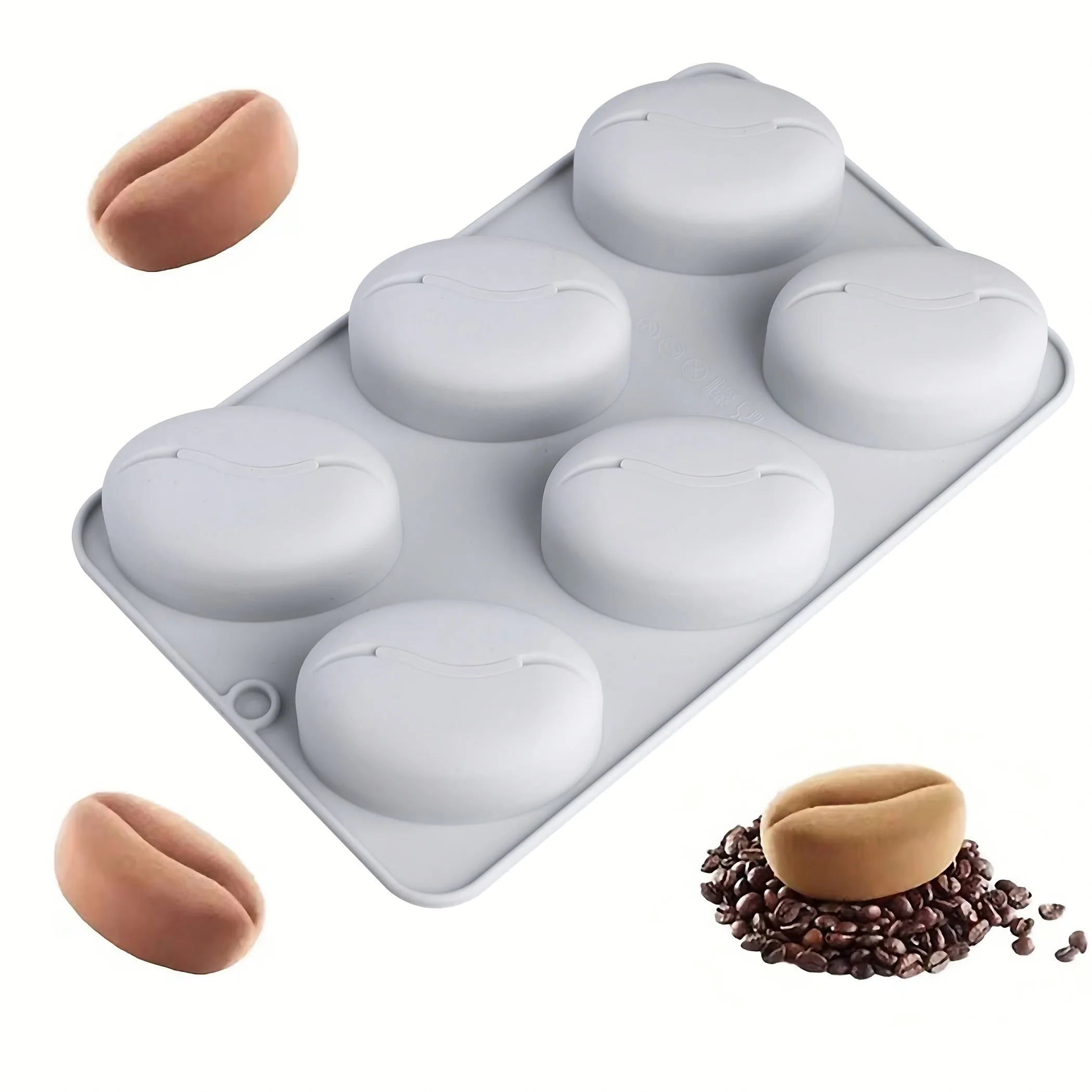 Soap Making Party - Silicone Mold for Coffee Beans-A Non-Stick