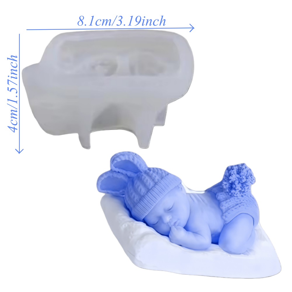 3D Baby in Knit Pants Sleeping - Soap Making Kit For Kids review and price
