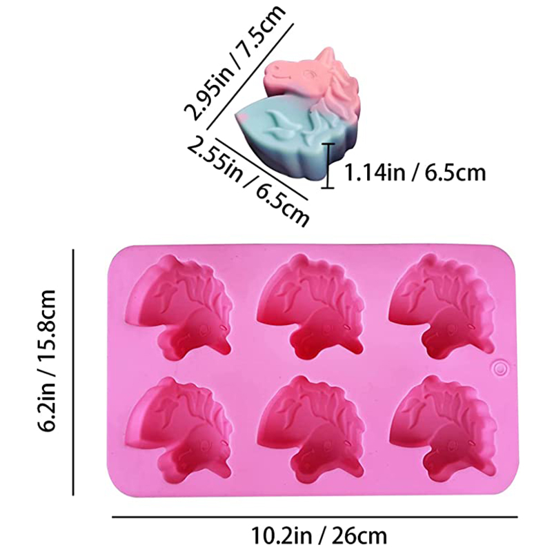 Unicorn Silicone Mold For Baki - Soap Making Kit For Kids review and price
