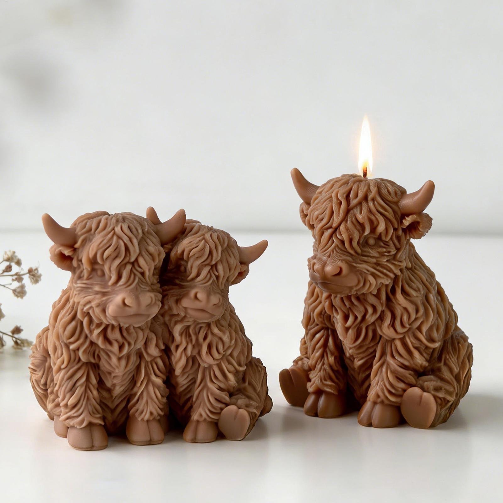 Highland Cow Silicone Mold Reu - Soap Making Equipment For Beginners review and price