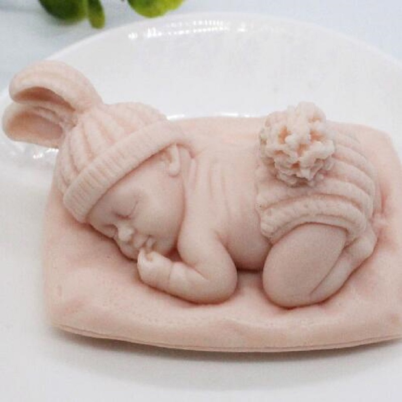 3D Sleep Baby Candle Silicone  - Soap Making Kit For Kids review and price