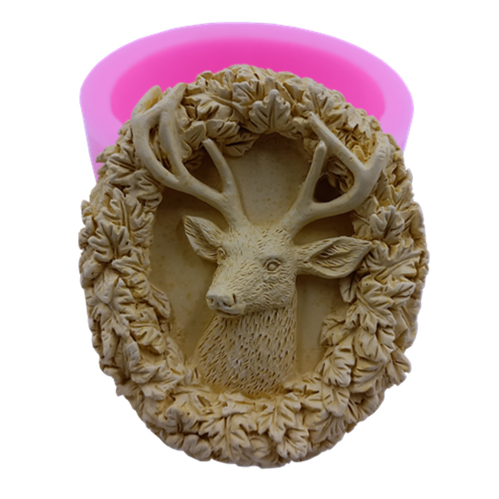 Deer Design Soap Silicone Mold - Soap Making Items review and price