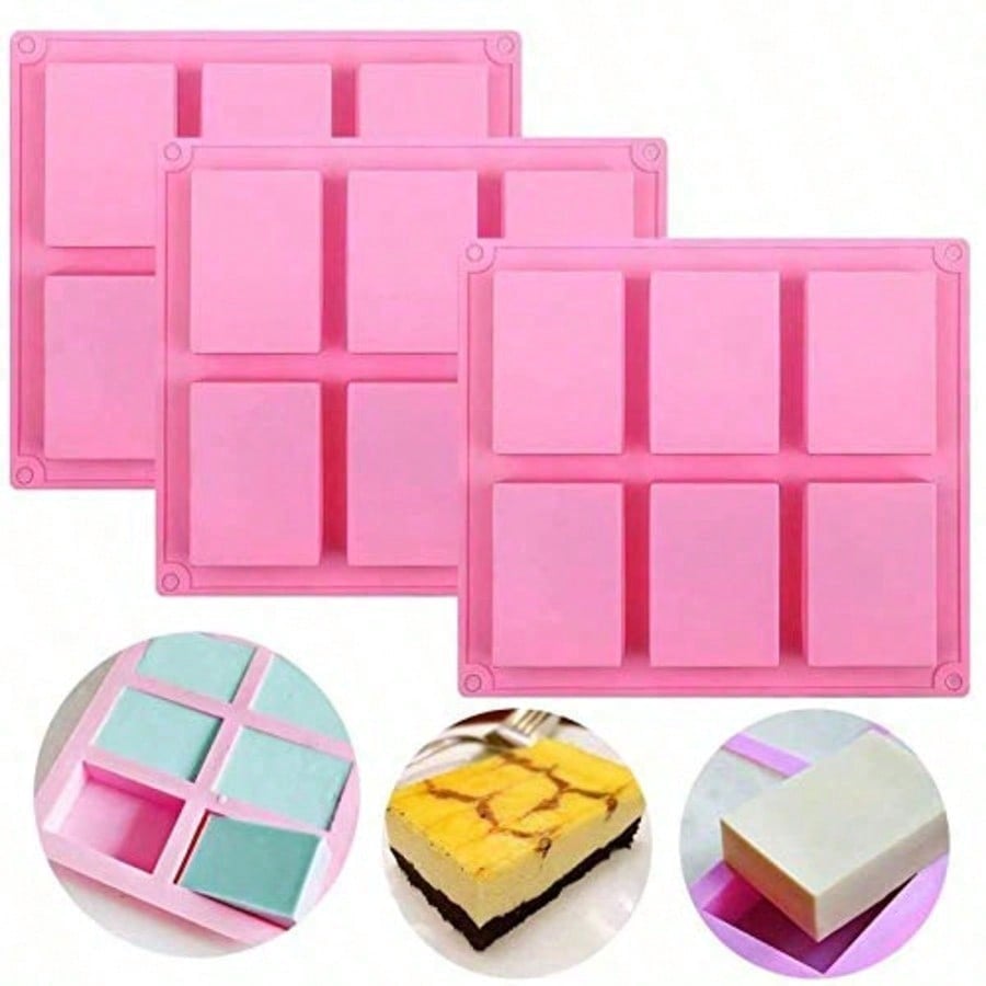 1-2 Pack 6‑Cavity DIY Silicone - Soap Making Party review and price