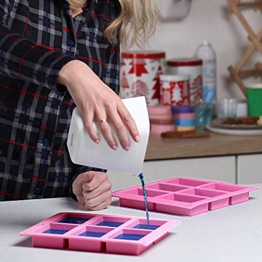 1-2 Pack 6‑Cavity DIY Silicone - Soap Making Party review and price