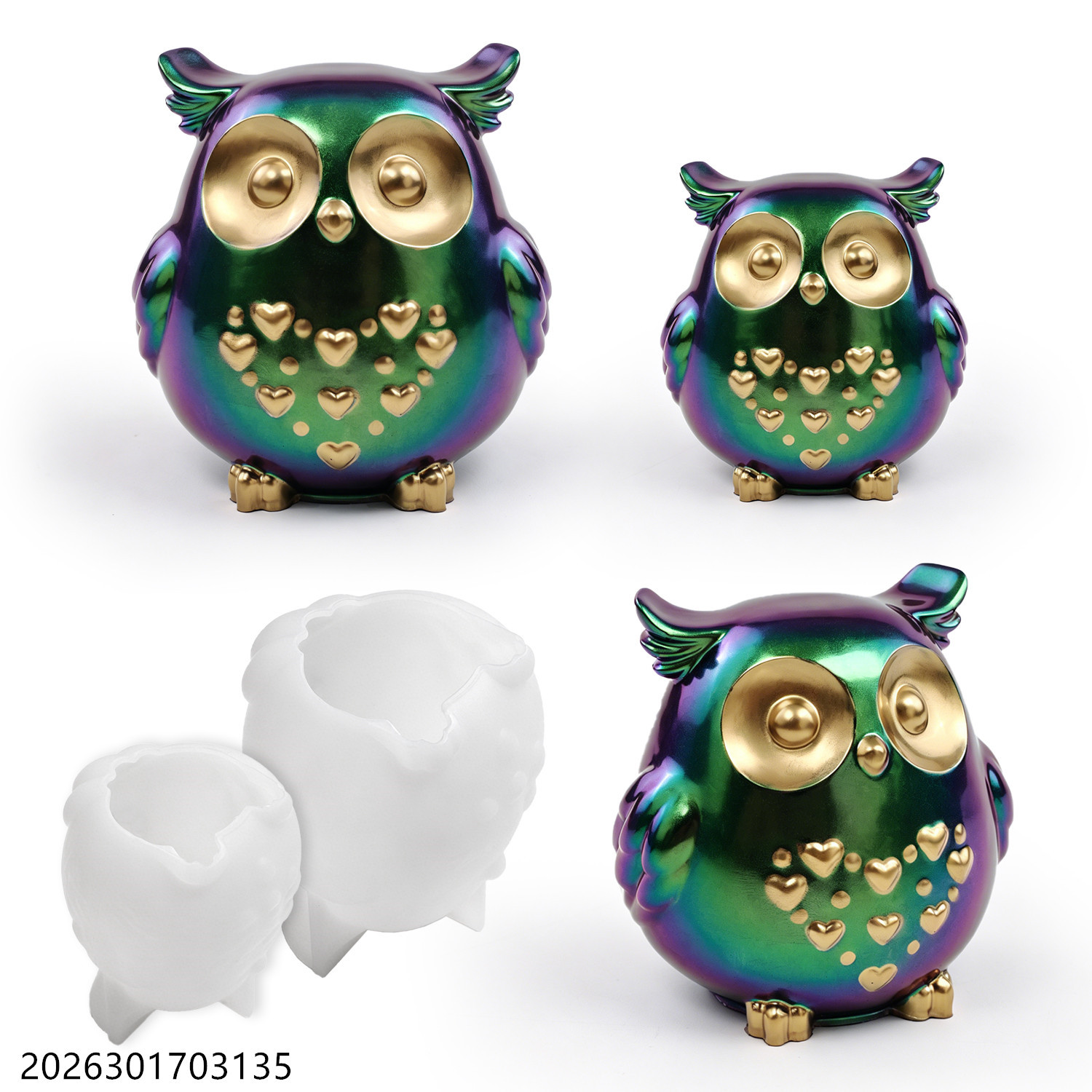 Owl Silicone Mold 3D Bird Shap - Soap Making Items review and price