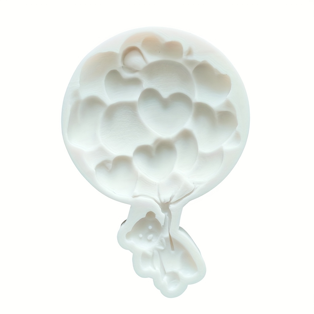 Balloon Bear Heart Silicone Mo - Soap Making Items review and price